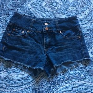 Denim shorts